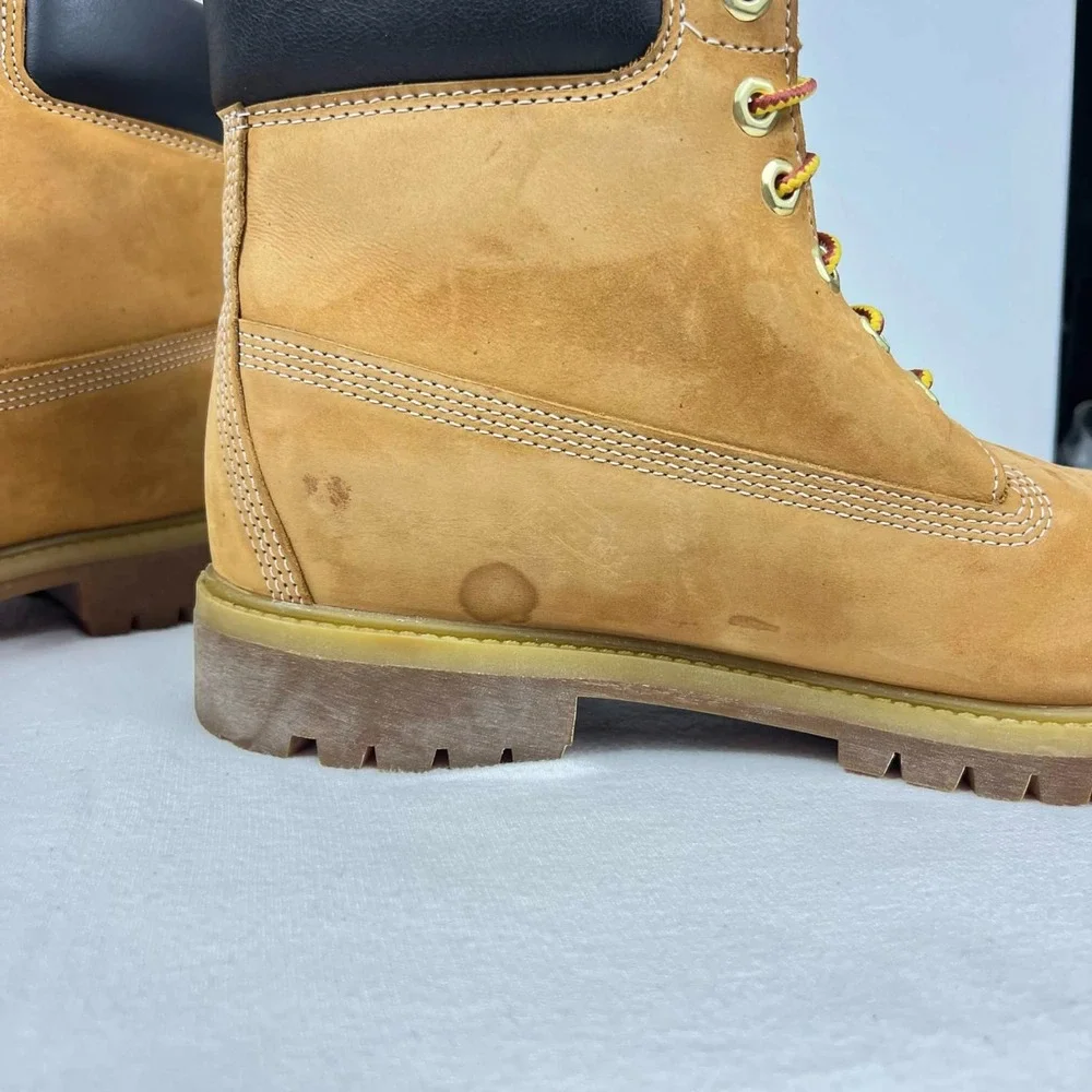 GUC Timberland Premium 6-Inch Waterproof Wheat Boots Primaloft Mens Size 10.5 M